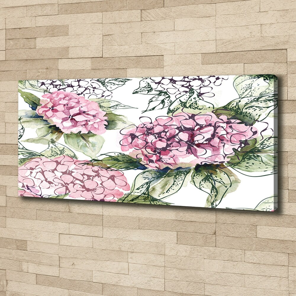 Canvas wall art Hydrangea