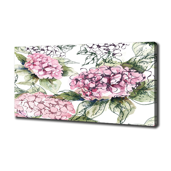 Canvas wall art Hydrangea