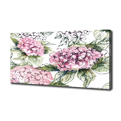 Canvas wall art Hydrangea