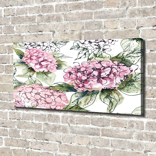 Canvas wall art Hydrangea