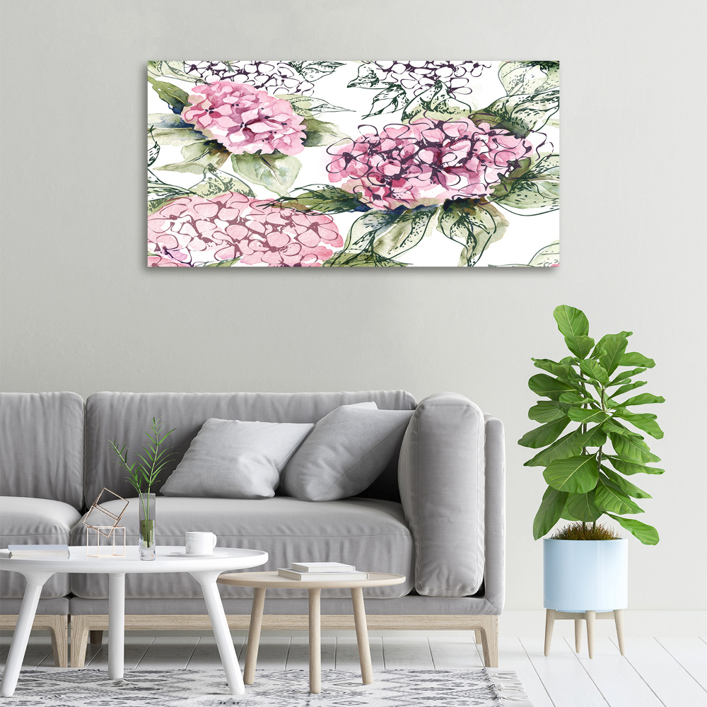 Canvas wall art Hydrangea