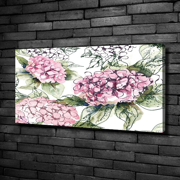 Canvas wall art Hydrangea