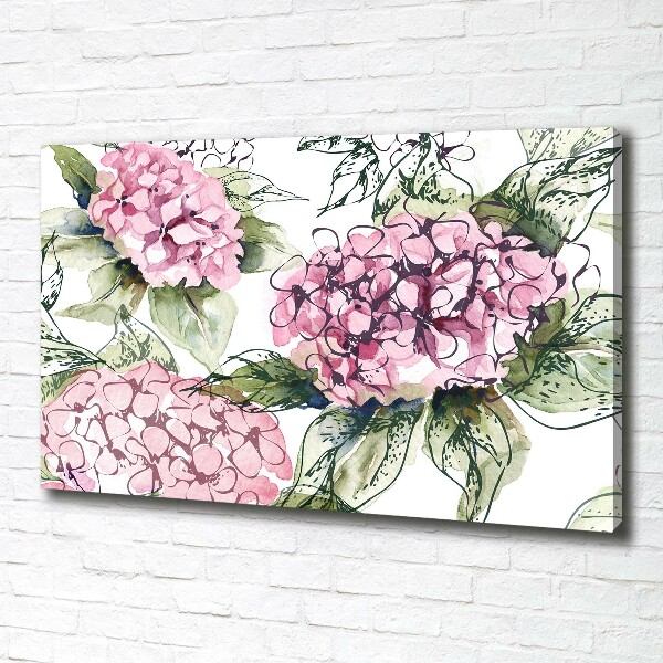 Canvas wall art Hydrangea