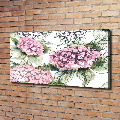 Canvas wall art Hydrangea