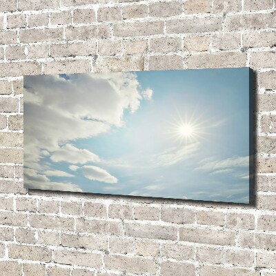 Canvas wall art Clouds in the sky