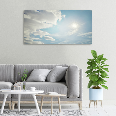 Canvas wall art Clouds in the sky