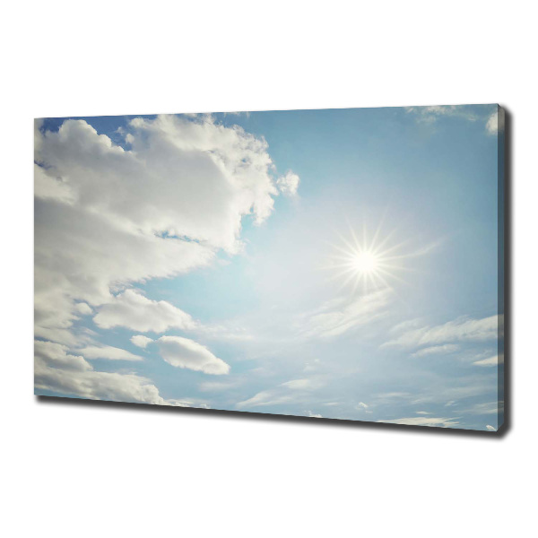 Canvas wall art Clouds in the sky