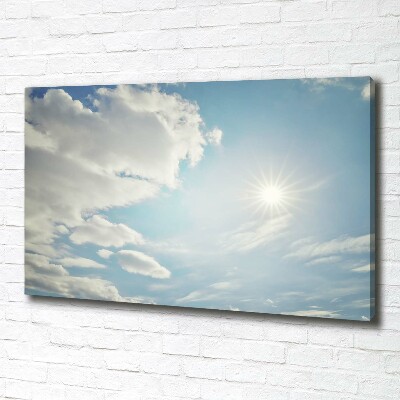 Canvas wall art Clouds in the sky