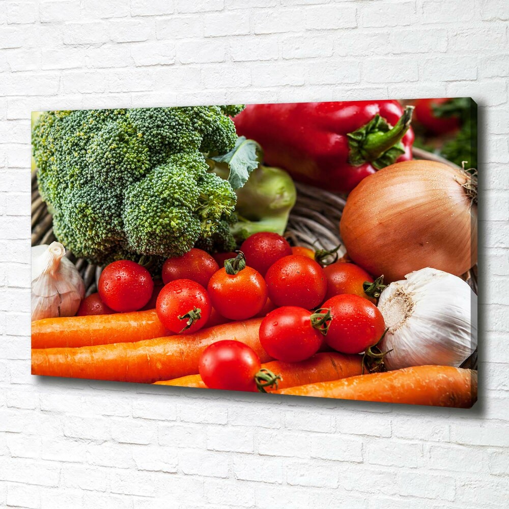 Canvas wall art Vegetables