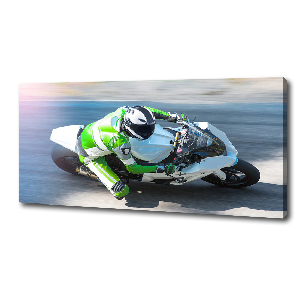 Canvas wall art Motorcycle race