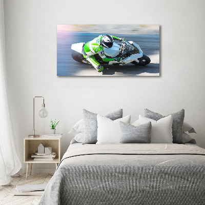 Canvas wall art Motorcycle race