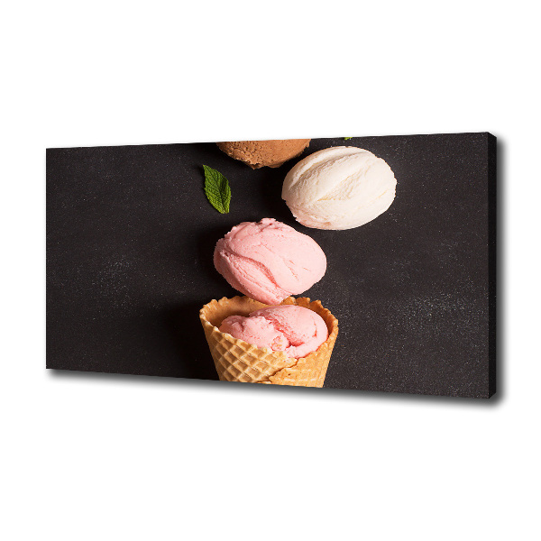 Canvas wall art Ice cream