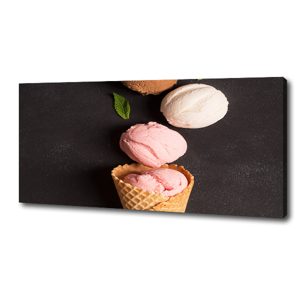 Canvas wall art Ice cream