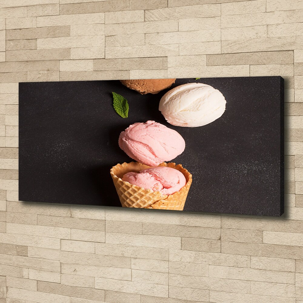 Canvas wall art Ice cream