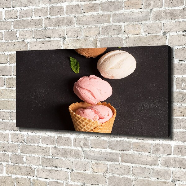 Canvas wall art Ice cream