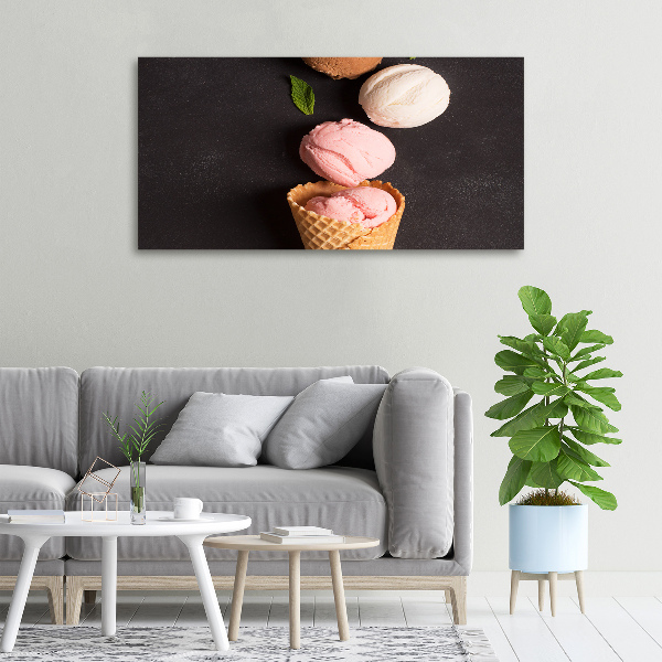 Canvas wall art Ice cream