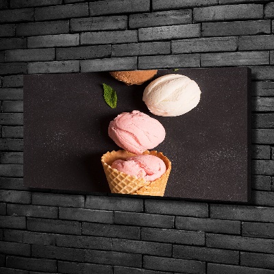 Canvas wall art Ice cream