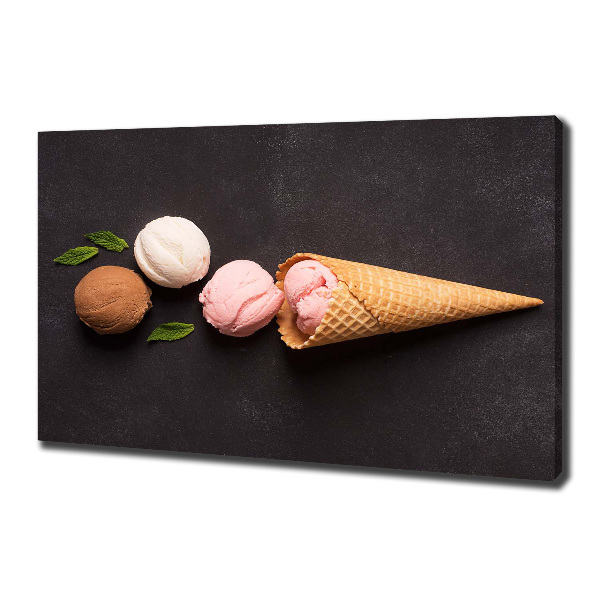 Canvas wall art Ice cream