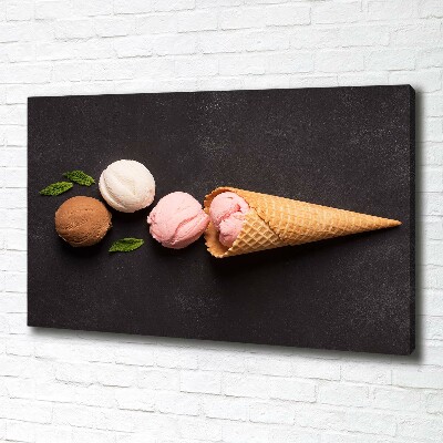 Canvas wall art Ice cream