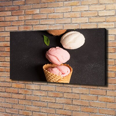 Canvas wall art Ice cream