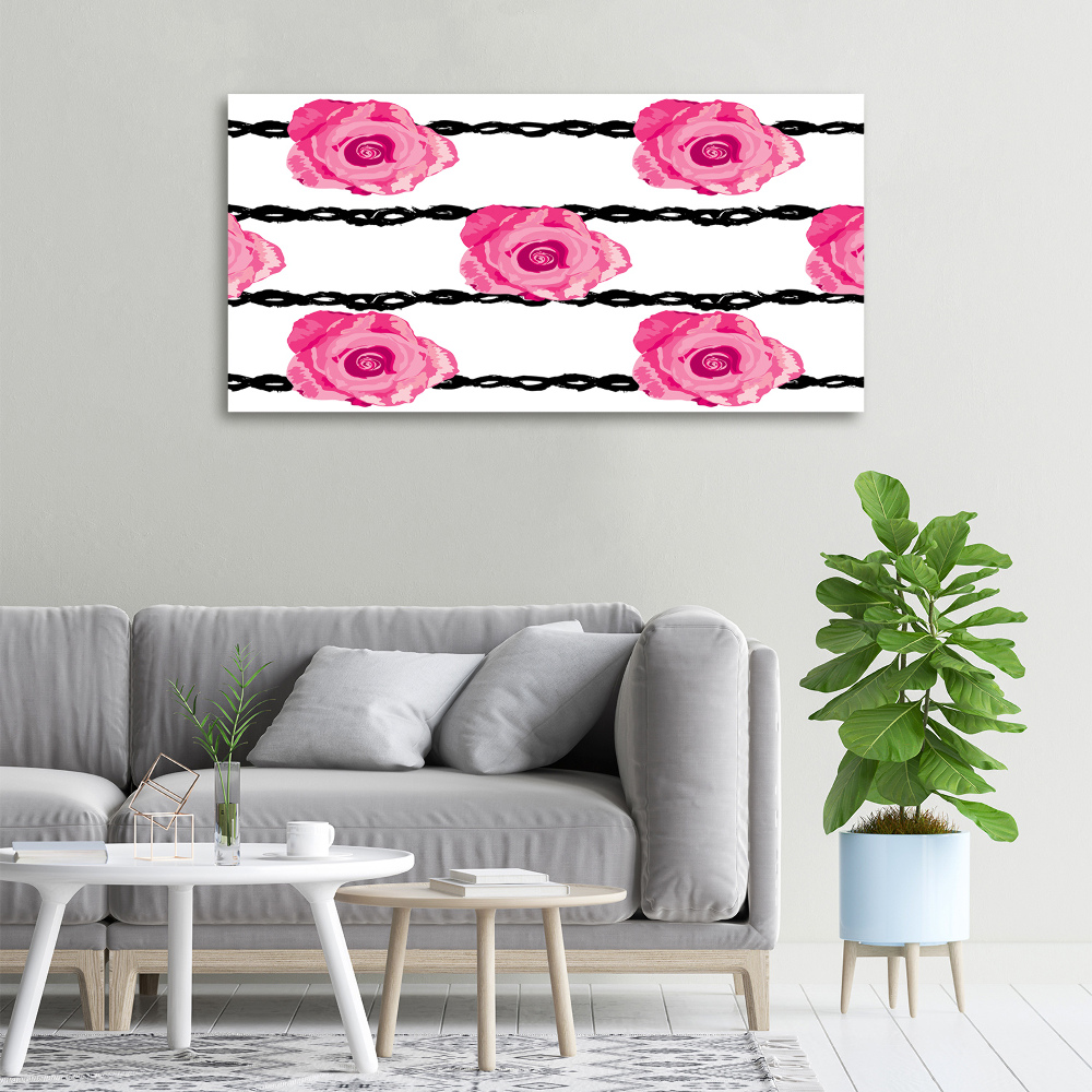 Canvas wall art Roses