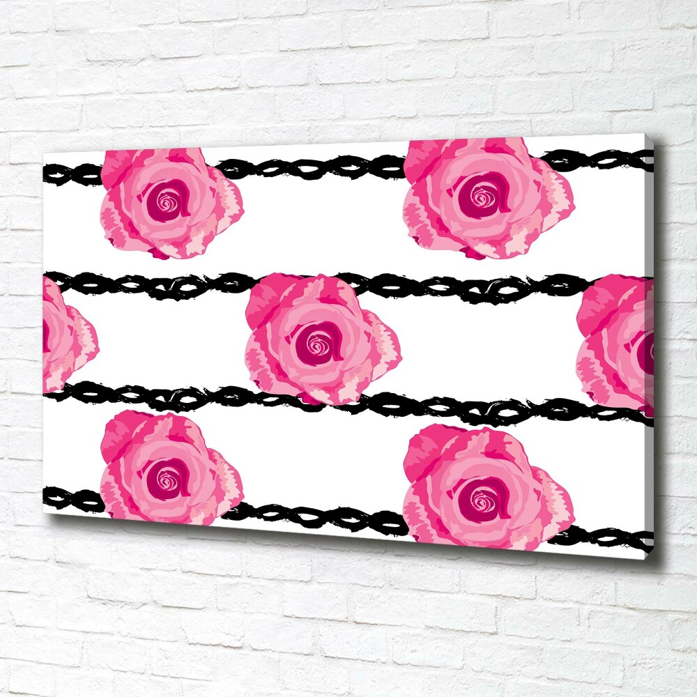 Canvas wall art Roses