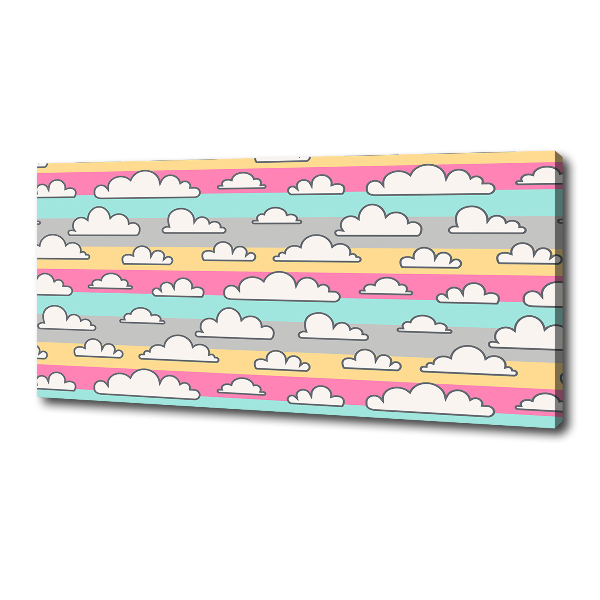 Canvas wall art Clouds