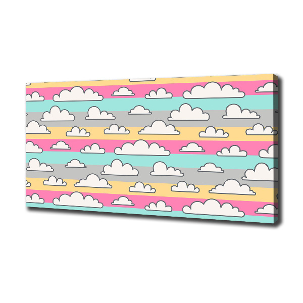 Canvas wall art Clouds