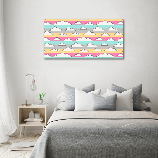 Canvas wall art Clouds