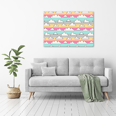 Canvas wall art Clouds