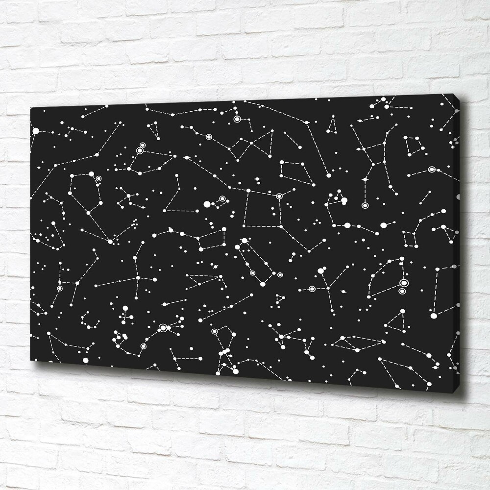 Canvas wall art Constellation