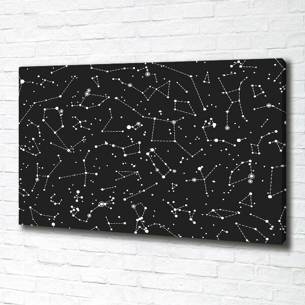 Canvas wall art Constellation