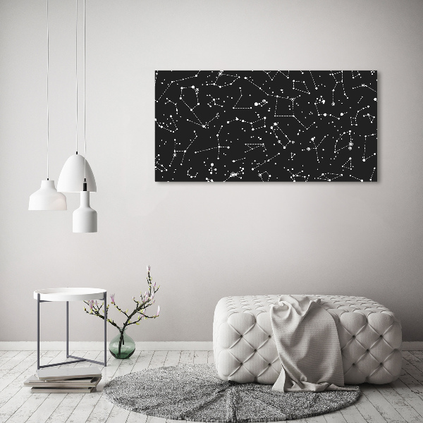 Canvas wall art Constellation