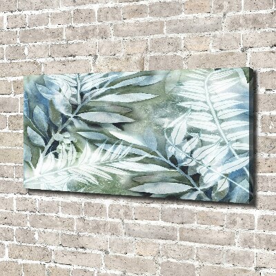 Canvas wall art Leaves