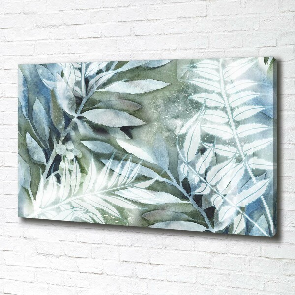 Canvas wall art Leaves