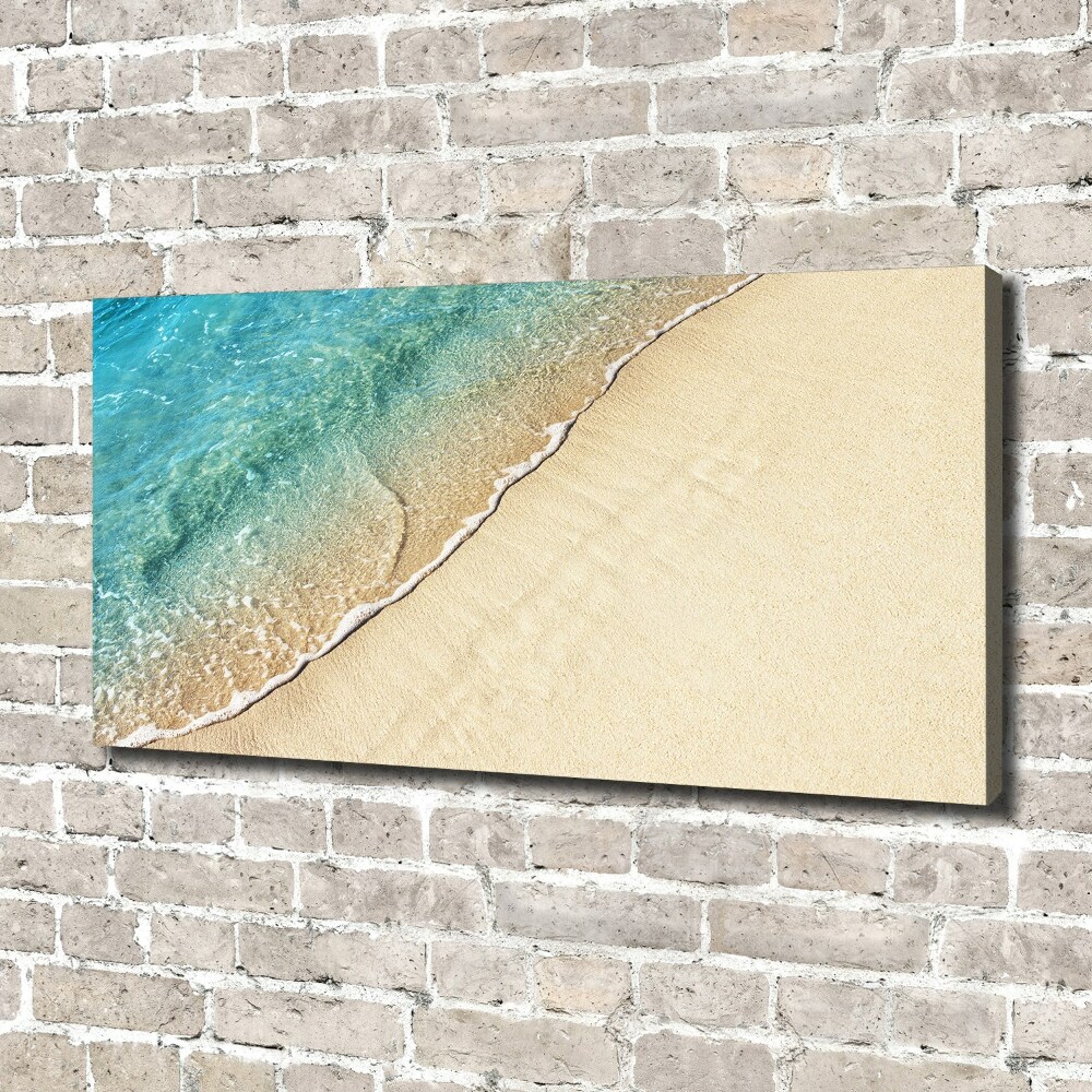 Canvas wall art Beach wave