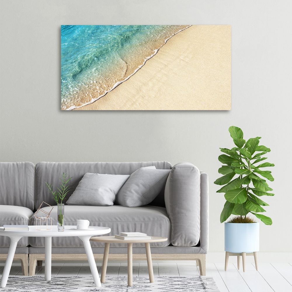 Canvas wall art Beach wave