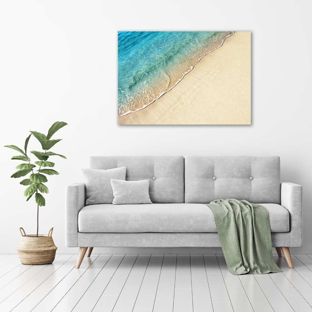 Canvas wall art Beach wave