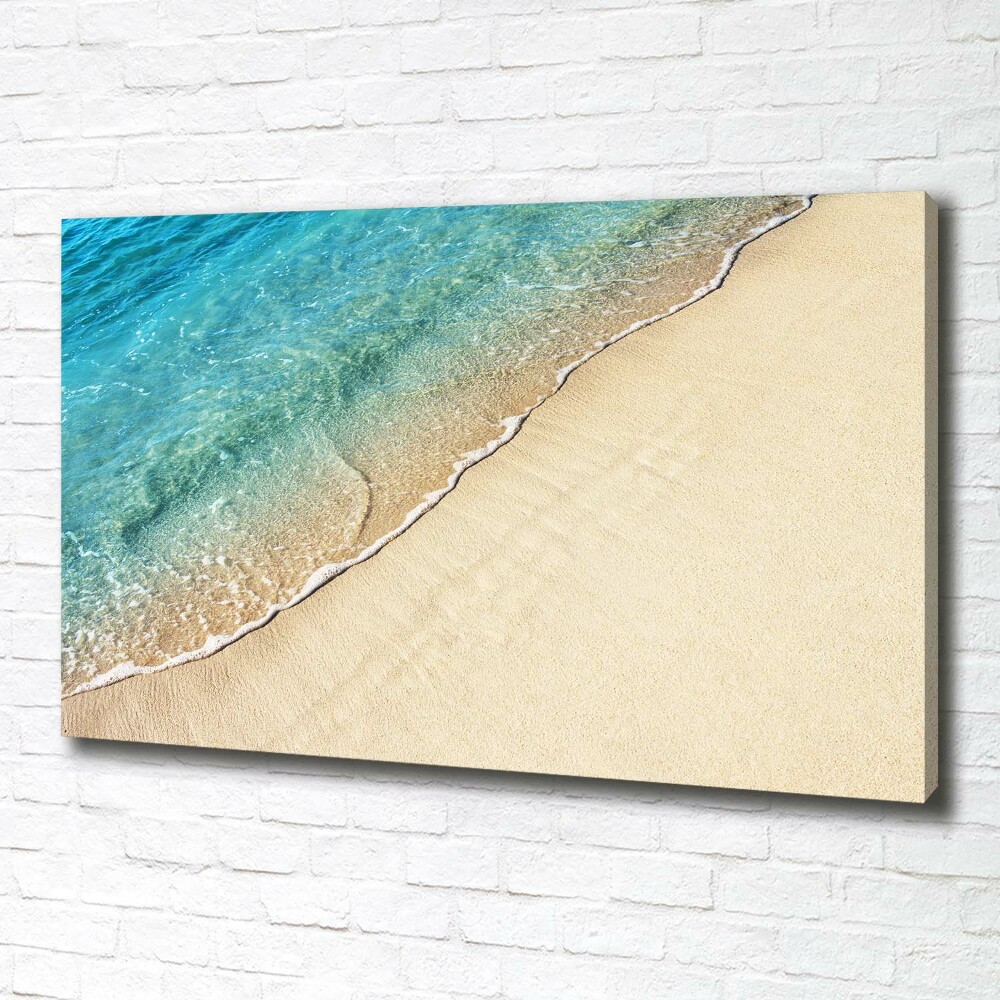 Canvas wall art Beach wave