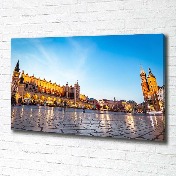 Canvas wall art Cracow Poland