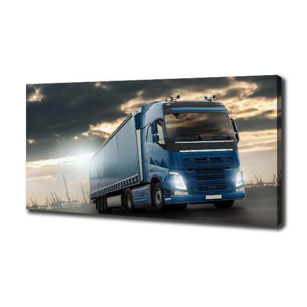 Canvas wall art Truck