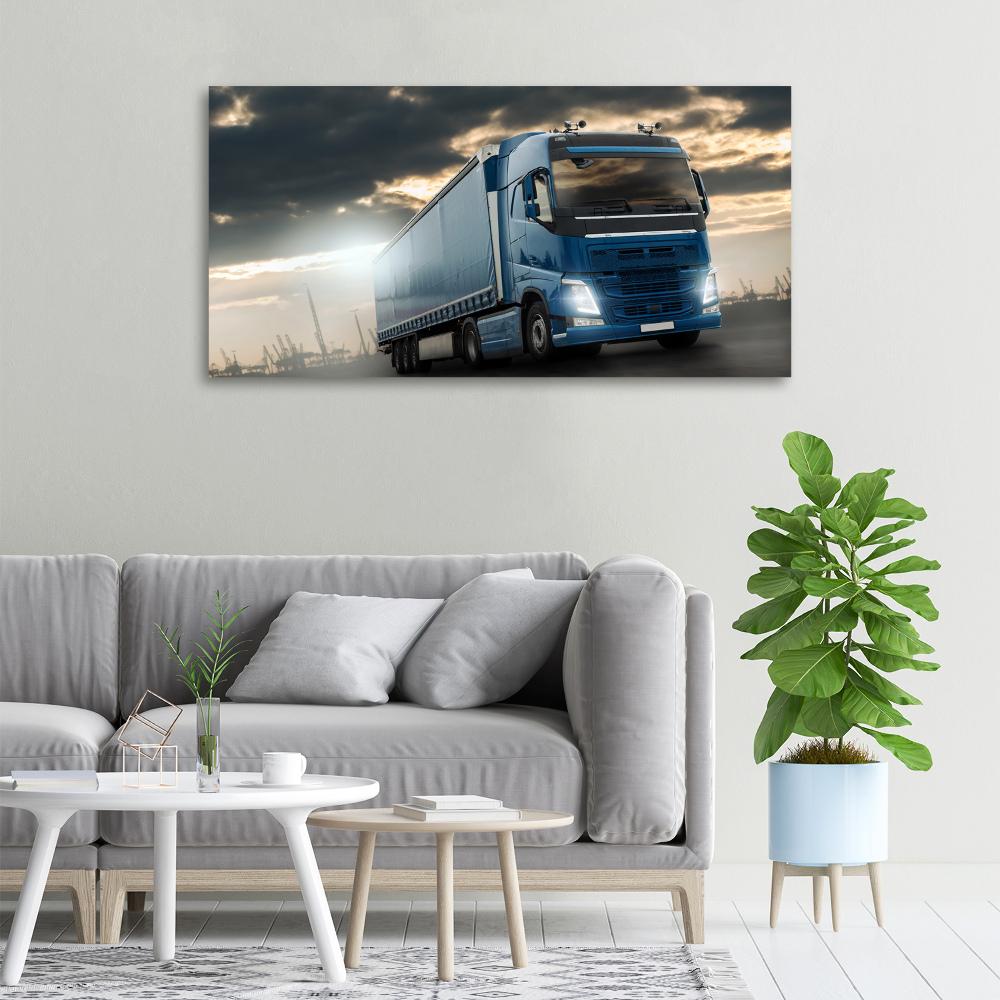 Canvas wall art Truck