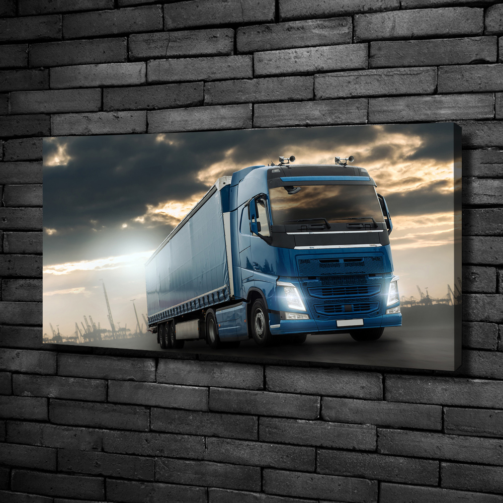 Canvas wall art Truck