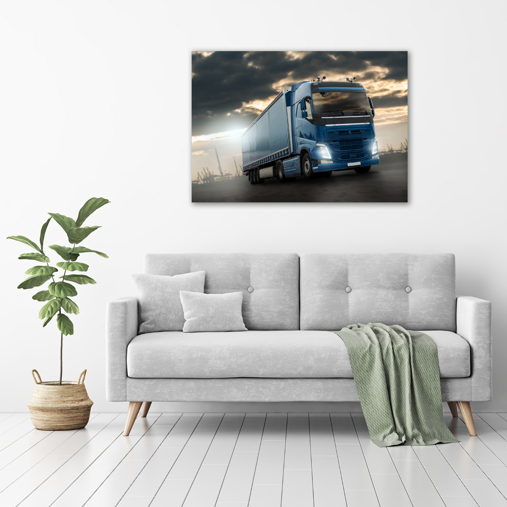 Canvas wall art Truck