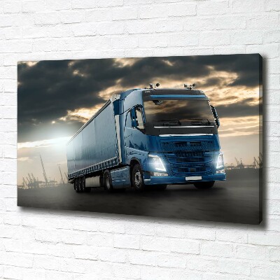 Canvas wall art Truck