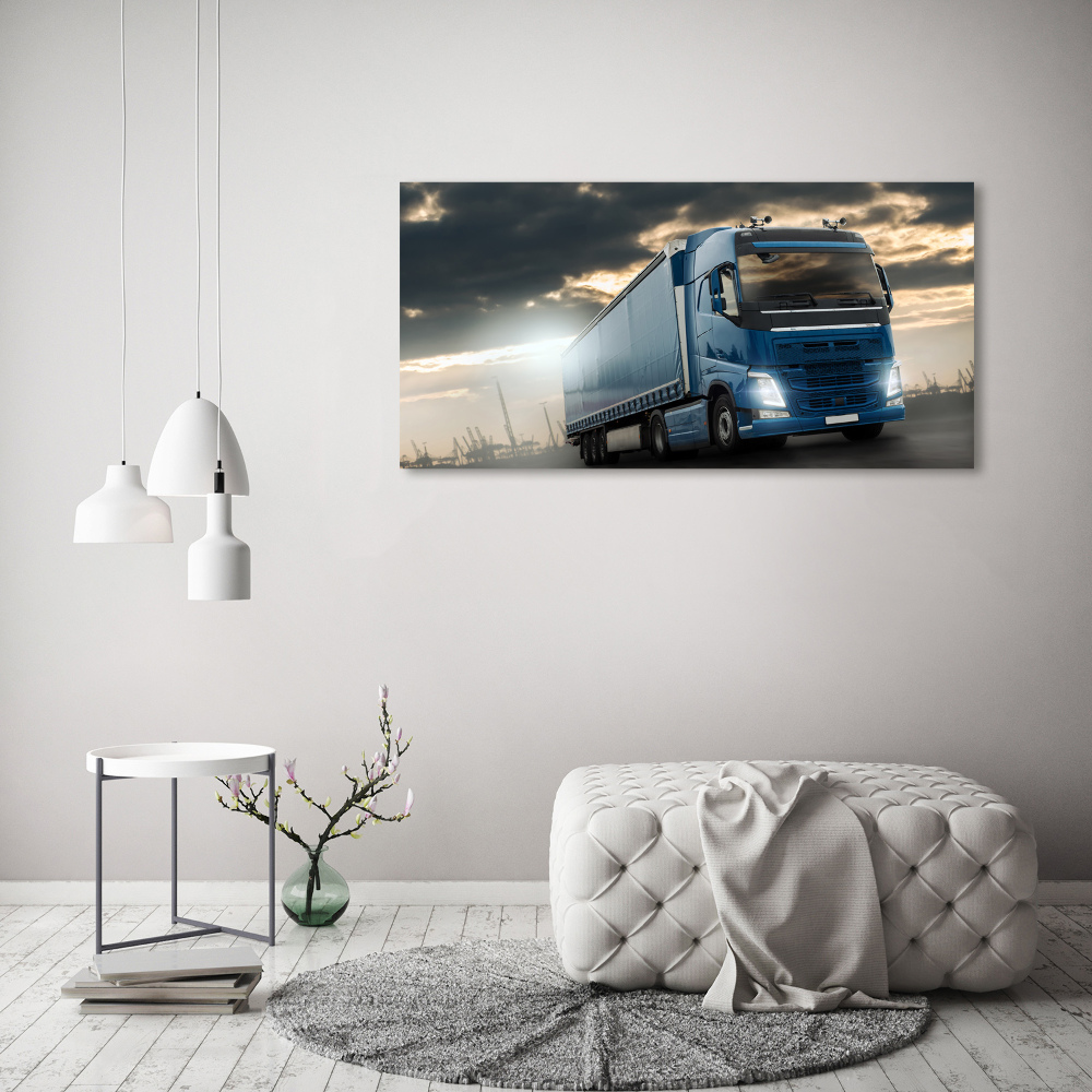 Canvas wall art Truck