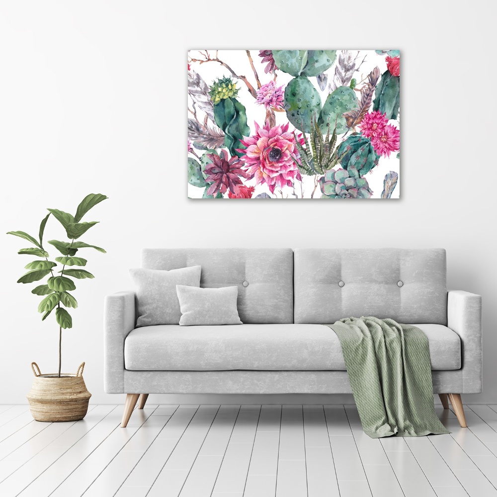 Canvas wall art Cacti