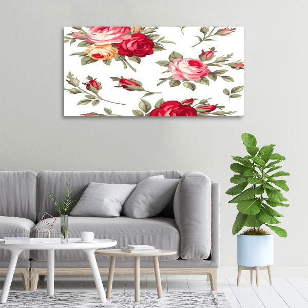 Canvas wall art Roses