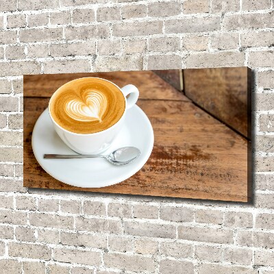 Canvas wall art Coffee in a cup