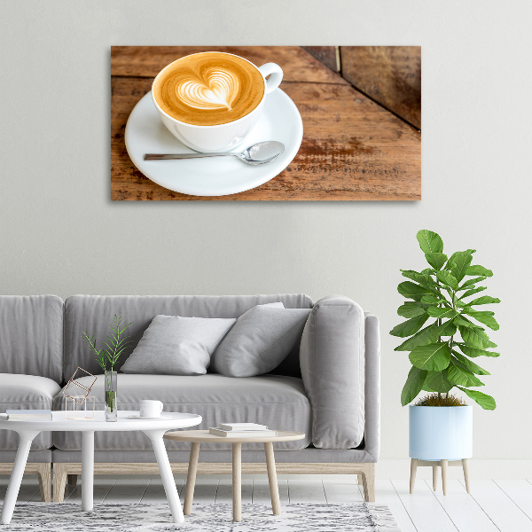 Canvas wall art Coffee in a cup